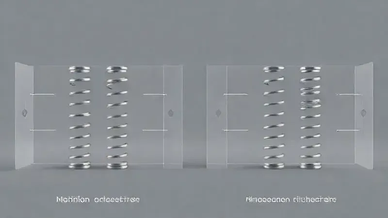Comparação visual conceitual entre sistemas de molas Tecnopedic e Pocket para escolha de colchão
