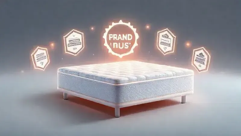 Conceito visual abstrato representando confiança em marca e certificações de qualidade