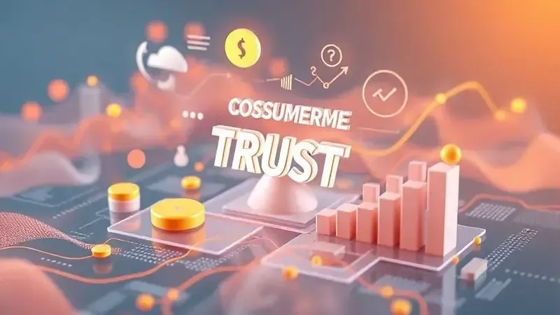 Ilustração conceitual da construção de reputação e satisfação do consumidor na indústria de colchões