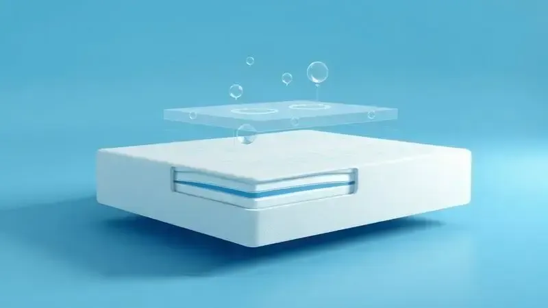 Conceito ilustrativo de tecnologia de sono avançada para melhor qualidade do descanso